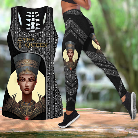 Women Tank Top The Queen Ancient Egypt 3D print combo legging tank PD09042102JJ.S