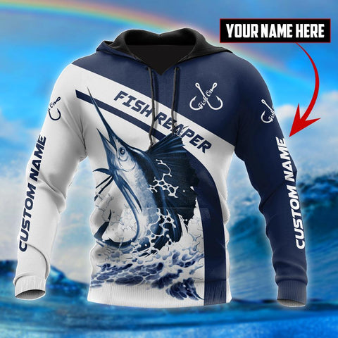 Custom name sailfish fishing design 3d print shirts