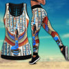 Women Tank Top Egyptian Ancient Queen Pattern Combo Legging Tank