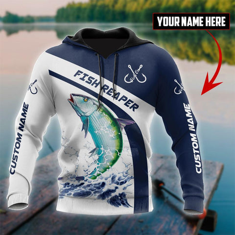 Custom name Bonefish fishing design 3d print shirts