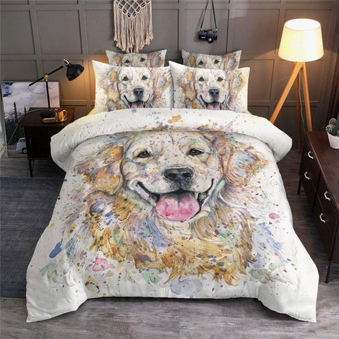 GOLDEN RETRIEVER BEDDING SET PA 005