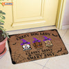 Personalized Crazy Dog Lady Classy Sassy And A Bit Smart Assy Doormat Dog Witch Halloween Decorations Home Decor Mat HT