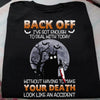 Cat Back Off Got Enough To Deal Classic T-Shirt Mens Shirt Horror Tee Halloween Gifts HN