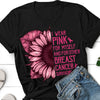 Breast Cancer Shirt I WEAR PINK FOR MYSELF AND OTHER BREAST CANCER SURVIVORS T-SHIRT