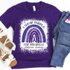 I WEAR PURPLE FOR MY UNCLE T-SHIRT, ALZHEIMER'S T-SHIRT
