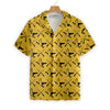 Hunting With Guns & Ducks Hawaiian Shirt Yellow Duck Hawaii Shirts Gifts for Duck Lovers