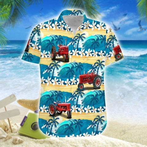 RED TRACTOR Beach Shirts 2
