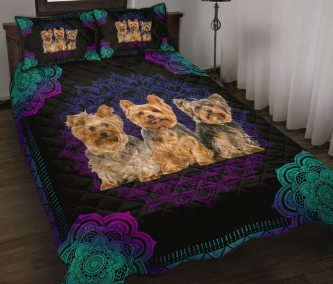 YORKSHIRE TERRIER - QUILT BED SET TT012