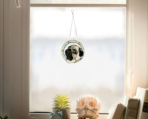 Pug Dog Window Decor Ornament 04