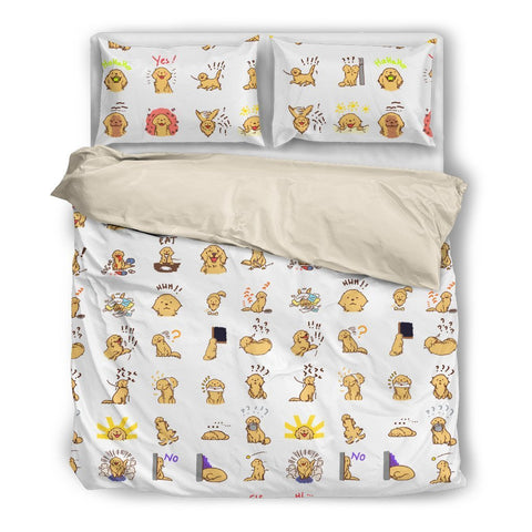 GOLDEN RETRIEVER BEDDING SET 038