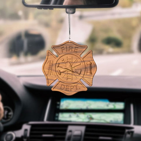 Firefighter Car Hanging Ornament