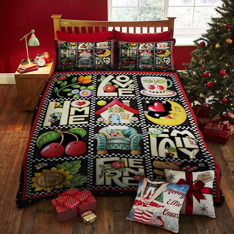 LOVE HOME FAMILY FRIEND BEDDING SET PTO070920C26