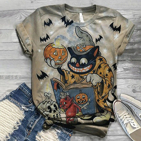 Halloween Cat 3D T-Shirt 5