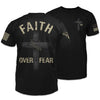 American Patriot Shirt Black Faith Over Fear