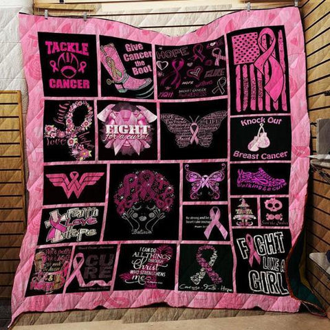 Breast Cancer 02 Blanket Quilt