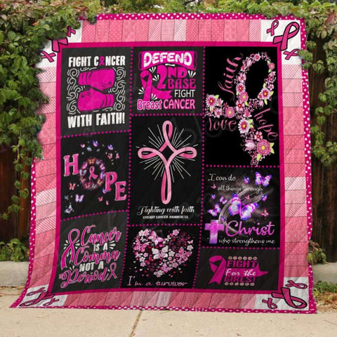 Breast Cancer 04 Blanket Quilt