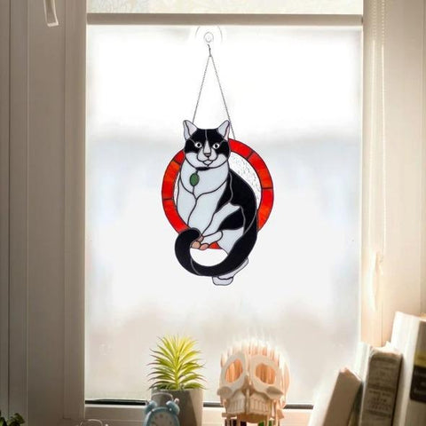 Cat Window Decor Ornament 03