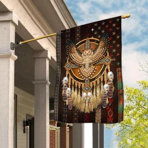 Native Flag US Native American Eagle Flag