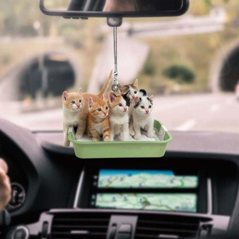 Love Cat Kittens Car Hanging Ornament