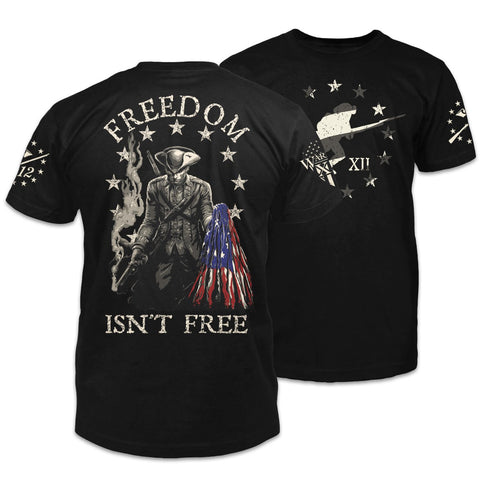 American Patriot Shirt Black Freedom Isn't Free Shirt, Freedom Isn't Free Tee, Freedom Isn't Free Tshirt