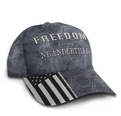 Freedom Loving Neanderthal Kryptek Typhon Hat, Cap Gift , America Cap, Custom Your Cap All Over Printed, Gift for Dad, Father's Day Gift