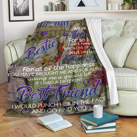 TO MY BESTIE Fleece Blanket
