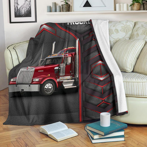 Trucker fleece blanket TTM