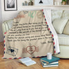 To Mother Personalized Sherpa Blanket TEEA