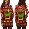 Dachshund Ugly Christmas Hoodie Dress TL