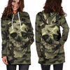 Camo Skull Hoodie Dress Camouflage with Skulls TL