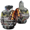 3D Camping Hoodie I Would Rather Sit By The Campfire Full Size