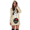 I Love Beagles Hoodie Dress for Lovers of Beagle Dogs