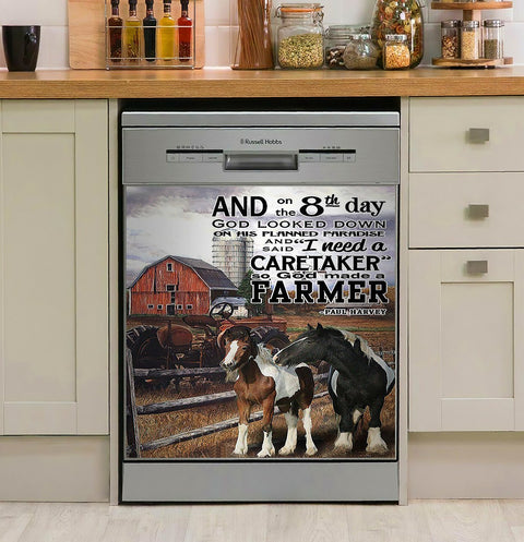 Horse-On The 8th Day Decor Kitchen Dishwasher Cover