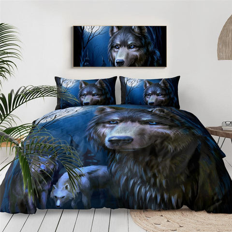 Moon Howlers Bedding Set