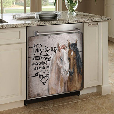 This Is Us - Horse Decor Kitchen Dishwasher Cover