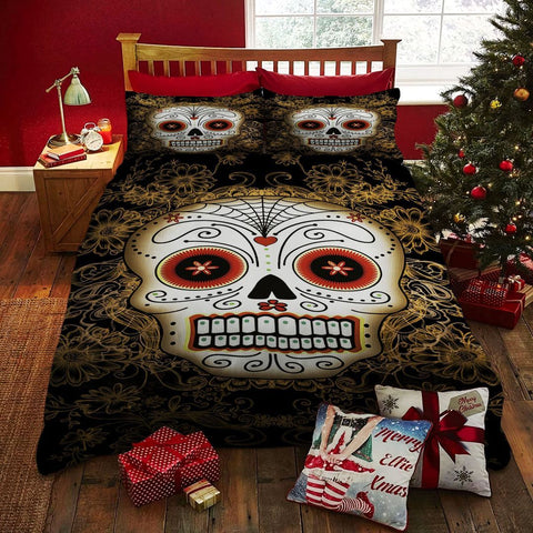 SKULL BEDDING SET PTO070920C29