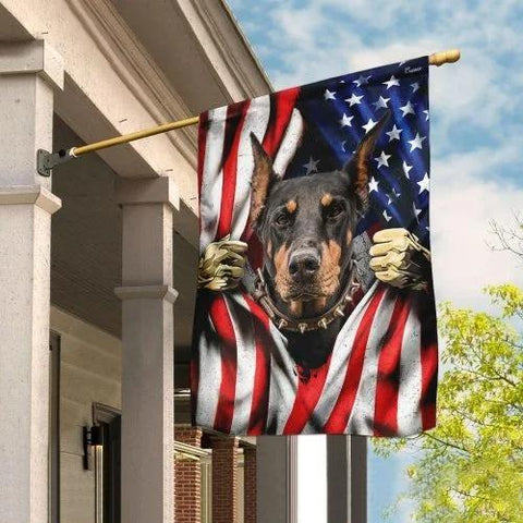 Doberman Dog Flag 2