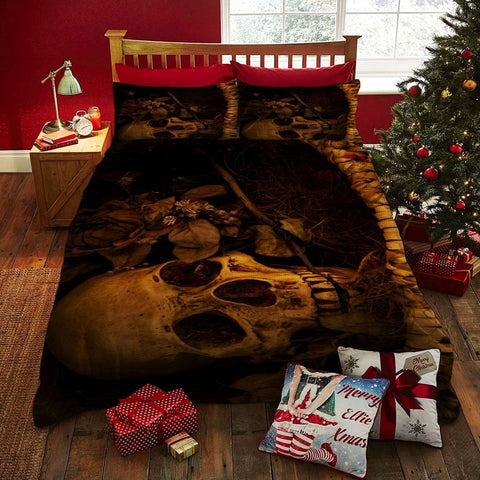 SKULL HALLOWEEN BEDDING SET PO25105445 GIFT