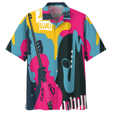 SAXOPHONE HAWAIIAN SHIRT 501080