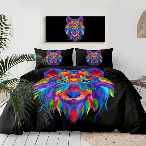 Festive Wolf Bedding Set
