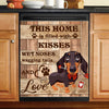 This Home Is Filled With Kisses Dachshund Dishwasher Cover, Dachshund Decor Kitchen, Dachshund Gifts, Gifts for Dog Lovers HN