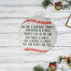 Baseball Family Ornament Baseball Christmas Tree Ornament Christmas Gifts Hanging Home Decor