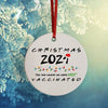Funny Anti Vax 2021 Friends Christmas Ornament, The One Where We Were Not Vaccinated Tree Ornament