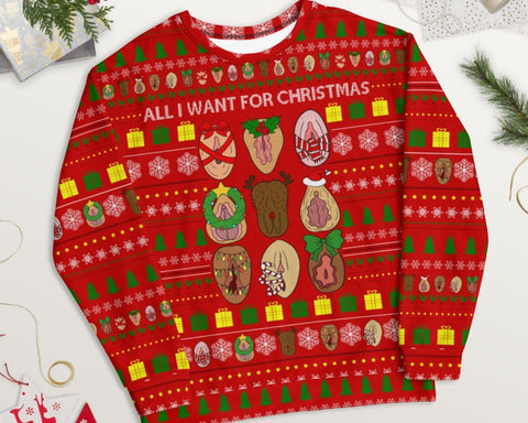 All I Want For Christmas Ugly Sweater Christmas Sweater Xmas Gift Secret Santa Gift