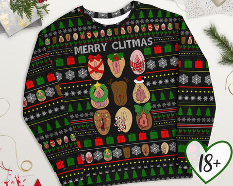 Merry Clitmas Ugly Sweater Christmas Sweater Xmas Gift Secret Santa Gift