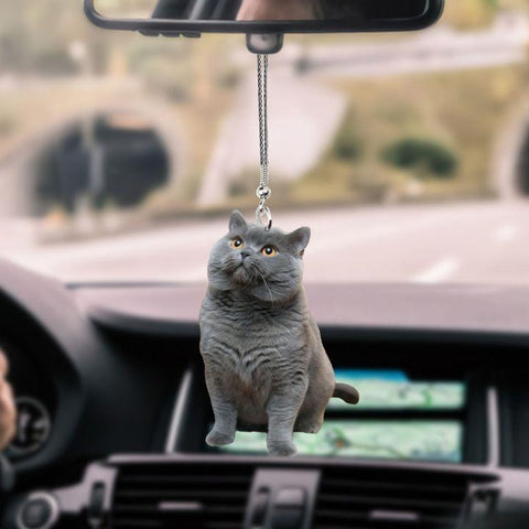 BRITISH SHORTHAIR CAR HANGING ORNAMENT