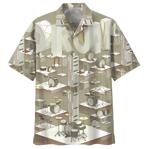 DRUM HAWAIIAN SHIRT 608502