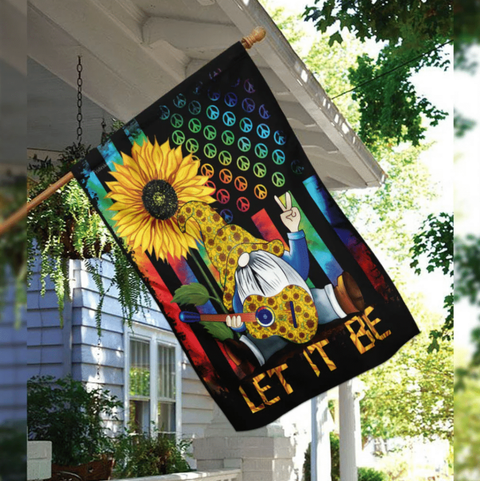 Hippie Flag 09, Gift for Hippie, Hippie Gift Idea, Hippie Gift Design