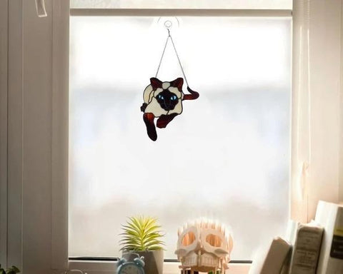 SIAMESE CAT Window Decor Ornament