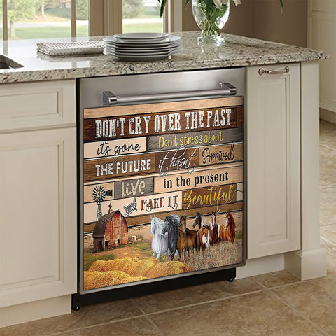 Horse - Don_t Cry Decor Kitchen Dishwasher Cover
